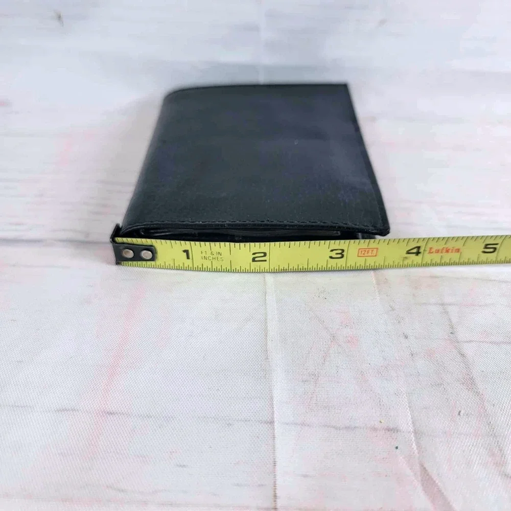 TexTan Men's‎ Bifold Wallet Black Leather Card Holder Organizer